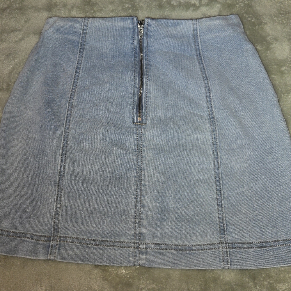 Wild Fable Light Blue Denim Mini Skirt